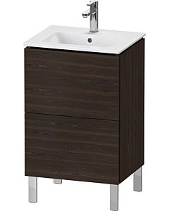 L-Cube Duravit vasque LC667106969 52x42,1x70,4cm, 2 coulissants, debout, noyer brossé