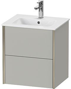 Duravit XViu vanity unit XV43150B107 51x42x56cm, 2 drawers, wall-hung, matt champagne, matt concrete gray