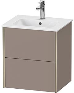 Duravit XViu vanity unit XV43150B143 51x42x56cm, 2 drawers, wall-hung, matt champagne, matt basalt