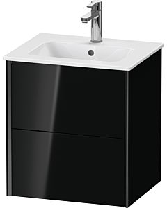 Duravit XViu vanity unit XV43150B240 51x42x56cm, 2 drawers, wall-hung, black matt, black high gloss