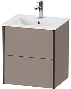Duravit XViu vanity unit XV43150B243 51x42x56cm, 2 drawers, wall-hung, matt black, matt basalt