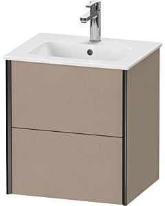 Duravit XViu vanity unit XV43150B275 51x42x56cm, 2 drawers, wall-hung, matt black, linen