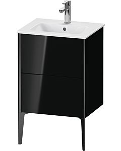 Duravit Meuble sous-vasque XViu XV44590B240 51x42x59,4cm, 2 coulissants, debout, noir mat, noir brillant