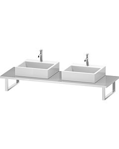 Duravit DuraStyle console DS107C02222 for Aufsatzbecken , 2 cut-outs, thickness 3 cm, white high gloss