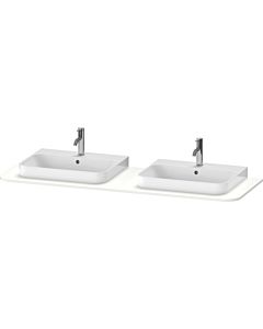 Duravit Happy D.2 washbasin console HP032HB3636 160 x 55 cm, with 2 cut-outs, white silk matt
