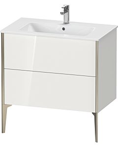 Duravit XViu vanity unit XV44820B235 81 x 59.4 x 48 cm, terra oak, 2 pull-outs, standing, matt black