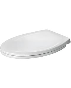 Duravit WC -Seat 0064190096 with soft-close mechanism, stainless steel hinges, white