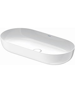 Duravit Luv Aufsatzwaschtisch 03798000001 weiss wondergliss, 80x40cm, geschliffen