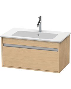 Duravit Ketho Waschtisch-Unterschrank KT641903030 80 x 47,5 cm, Eiche natur, 1 Auszug, wandhängend