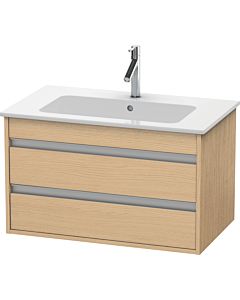 Duravit Ketho vanity unit KT642903030 80 x 47.5 cm, natural oak, 2 drawers, wall-hung
