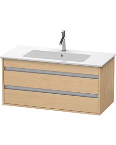 Duravit Ketho vanity unit KT643003030 100 x 47.5 cm, natural oak, 2 drawers, wall-hung