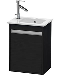 Ketho Duravit vasque KT6417R1616 40x28.5x55cm, suspendu, porte à droite, chêne noir