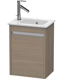 Duravit Ketho vanity unit KT6417R3535 40x28.5x55cm, wall-hung, door on the right, terra oak