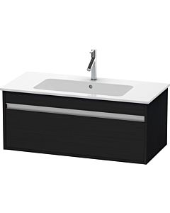 Duravit Ketho vanity unit KT642001616 100 x 47.5 cm, black oak, 2000 pull-out, wall-hung