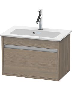 Duravit Ketho Waschtisch-Unterschrank KT642203535 60 x 38,5 cm, Eiche terra, 1 Auszug, wandhängend