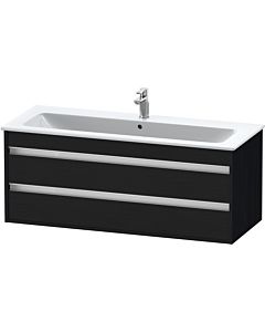 Duravit Ketho vanity unit KT643101616 120 x 47.5 cm, black oak, 2 drawers, wall-hung