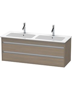 Duravit Ketho vanity unit KT643203535 127x47.5x48cm, 2 drawers, wall-hung, terra oak