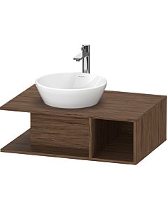Duravit D-Neo meuble sous-vasque DE492802121 80 x 55 cm, Nussbaum Dunkel , 2000 , compartiment 2000 , plaque console match2