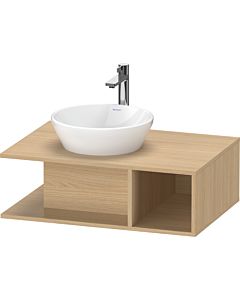 Duravit D-Neo Waschtisch-Unterschrank DE492803030 80 x 55 cm, Eiche Natur, wandhängend, 1 Fach, 1 Konsolenplatte