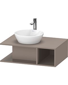Duravit D-Neo Waschtisch-Unterschrank DE492804343 80 x 55 cm, Basalt Matt, wandhängend, 1 Fach, 1 Konsolenplatte