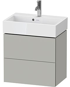 Duravit L-Cube Waschtisch-Unterschrank LC621900707 58,4x39,1x54,4cm, 2 Schubkästen, wandhängend, betongrau matt