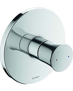 Duravit Kit de finition White Tulip WT4210010010 mitigeur de douche à encastrer, 24,6 l/min, chromé