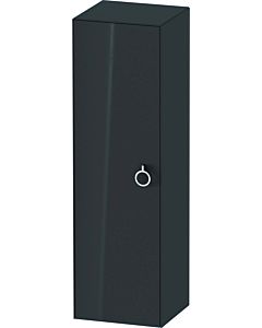 Duravit demi-hauteur tulipe blanche WT1333LH1H1 40 x 36 cm, Graphit haute brillance, 2000 à gauche avec poignée, 3 étagères en verre