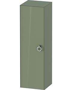 Duravit White Tulip Halbhochschrank WT1333LH2H2 40 x 36 cm, Steingrau Hochglanz, 1 Türe links mit Griff, 3 Glasfachböden