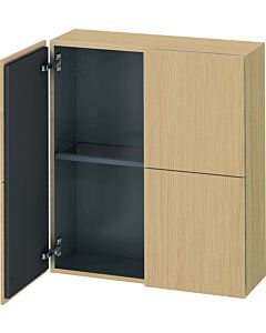 Duravit L-Cube Halbhochschrank LC116703030 70x24,3x80cm, 2 Türen, Eiche natur