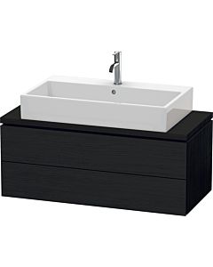 Duravit L-Cube Waschtisch-Unterschrank LC580901616 102 x 47,7 cm, Eiche schwarz, für Konsole, 2 Schubkästen