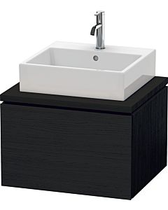 L-Cube Duravit vasque LC581001616 62 x 54,7 cm, chêne noir, pour console, 1 coulissant