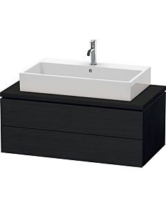 Duravit L-Cube vanity unit LC581901616 102 x 54.7 cm, black oak, for console, 2 drawers