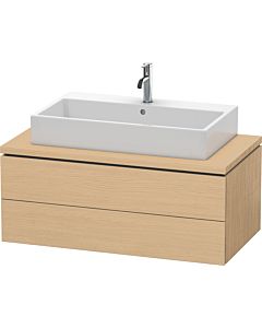 L-Cube Duravit vasque LC581903030 102 x 54,7 cm, chêne naturel, pour console, 2 tiroirs