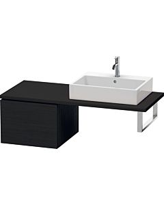 Duravit L-Cube meuble bas LC583201616 52 x 54,7 cm, chêne noir, pour console, 2000 coulissant