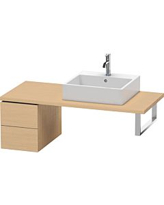 Duravit L-Cube Unterschrank LC583503030 32 x 54,7 cm, Eiche natur, für Konsole, 2 Schubkästen