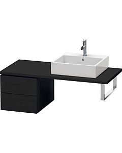 Duravit L-Cube base cabinet LC583601616 42 x 54.7 cm, black oak, for console, 2 drawers