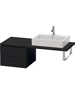 Duravit L-Cube base cabinet LC583701616 52 x 54.7 cm, black oak, for console, 2 drawers