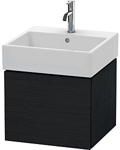 Duravit L-Cube vanity unit LC617401616 48.4 x 45.9 cm, black oak, 2000 pull-out, wall-hung