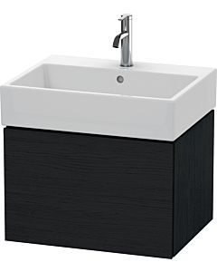 Duravit L-Cube vanity unit LC617501616 58.4x 45.9 cm, black oak, 2000 pull-out, wall-hung