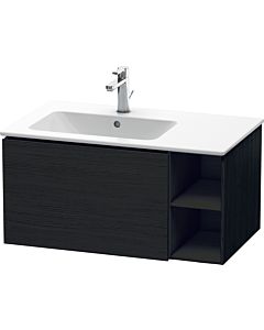 Duravit L-Cube meuble sous-vasque LC619101616 82x48,1x40cm, 2000 coulissant, lavabo à gauche, chêne noir
