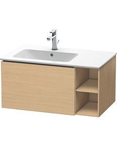 Duravit L-Cube Waschtisch-Unterschrank LC619103030 82x48,1x40cm, 1 Auszug, Becken links, Eiche natur