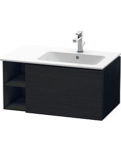 Duravit L-Cube meuble sous vasque LC619201616 82x48,1x40cm, 2000 coulissant, vasque à droite, chêne noir