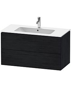 L-Cube Duravit vasque LC624201616 102 x 48, 2000 cm, chêne noir, 2 tiroirs, suspendu