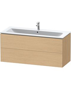 L-Cube Duravit vasque LC624303030 122 x 48, 2000 cm, chêne naturel, 2 tiroirs, suspendu