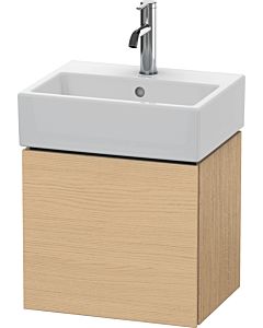 L-Cube Duravit vasque LC6245L3030 43,4x34,1x40cm, suspendu, porte à gauche, chêne naturel