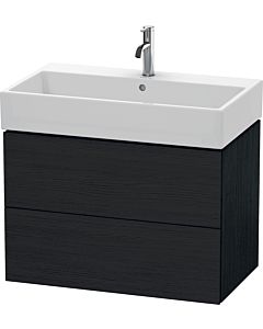 Duravit L-Cube vanity unit LC627701616 78.4x 45.9 cm, black oak, 2 drawers, wall-hung