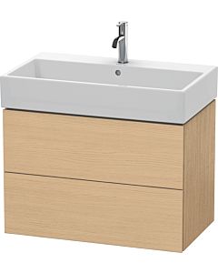 Duravit L-Cube vanity unit LC627703030 78.4x 45.9 cm, natural oak, 2 drawers, wall-hung