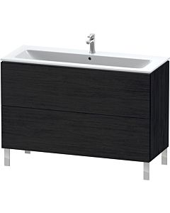 L-Cube Duravit vasque LC662801616 122 x 48, match2 cm, chêne noir, 2 2000