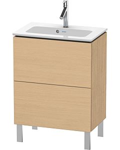 Duravit L-Cube Waschtisch-Unterschrank LC667303030 62 x 39,1 cm, Eiche natur, 2 Auszüge, stehend