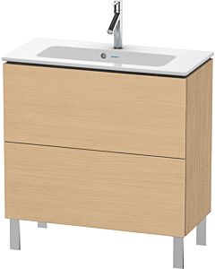 Duravit L-Cube Waschtisch-Unterschrank LC667403030 82 x 39,1 cm, Eiche natur, 2 Auszüge, stehend